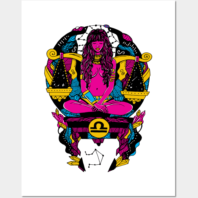 CMYK Libra Beauty Wall Art by kenallouis